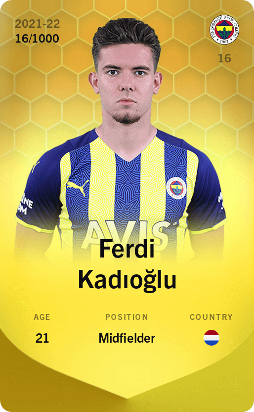 Ferdi Kadıoğlu 2021-22 • Limited 16/1000