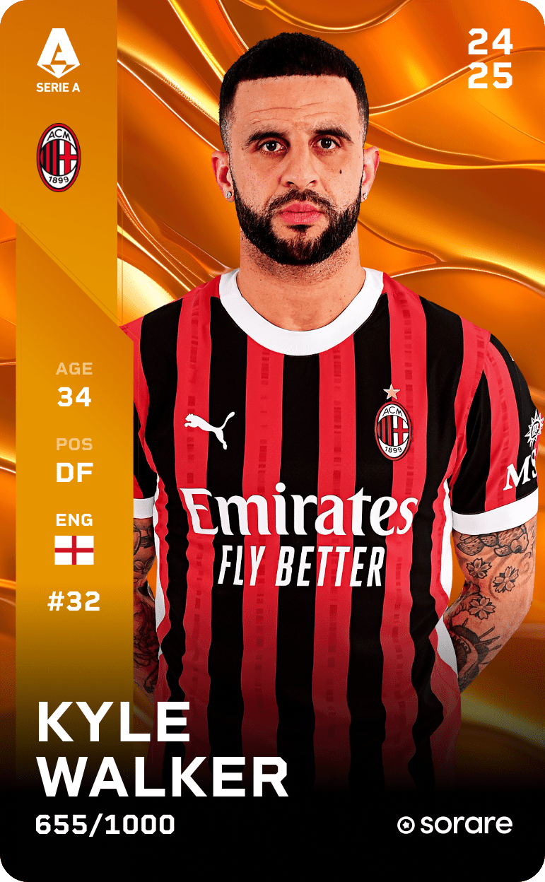 Kyle Walker 2024-25 • Limited 655/1000