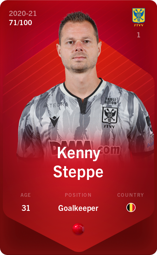 Sorare - Sorare Official - Kenny Steppe 2020-21 • Rare 71/100 - NFT # 76362082772317528345439122995731730172150218023161962705379761545200474066346