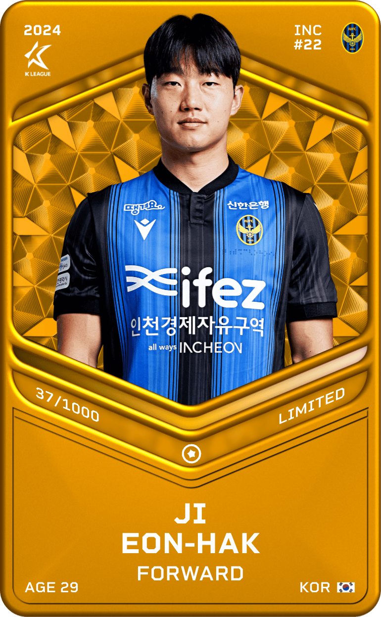 Ji Eon-Hak 2024-25 • Limited 37/1000