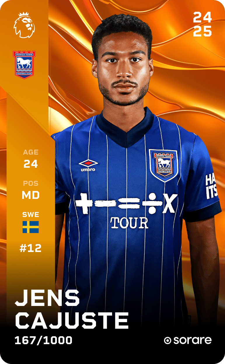 Jens Cajuste 2024-25 • Limited 167/1000