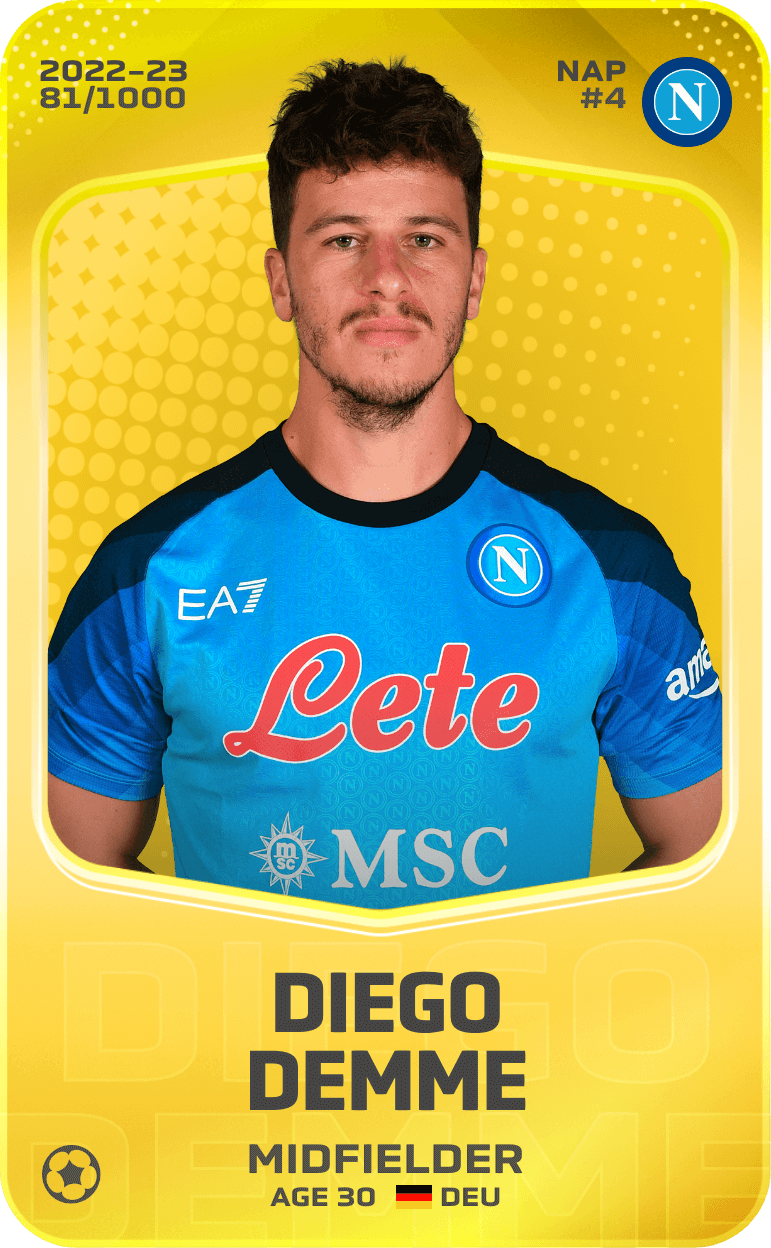 Diego Demme 2022-23 • Limited 81/1000