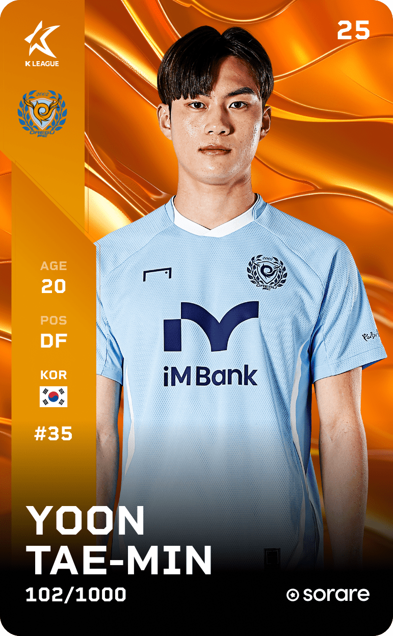 Yun Tae-Min 2025-26 • Limited 102/1000