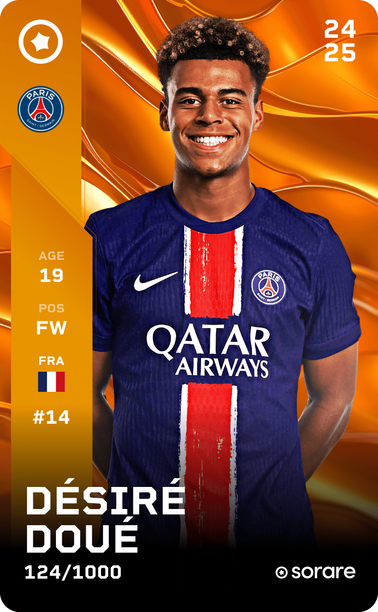 Désiré Doué 2024-25 • Limited 124/1000