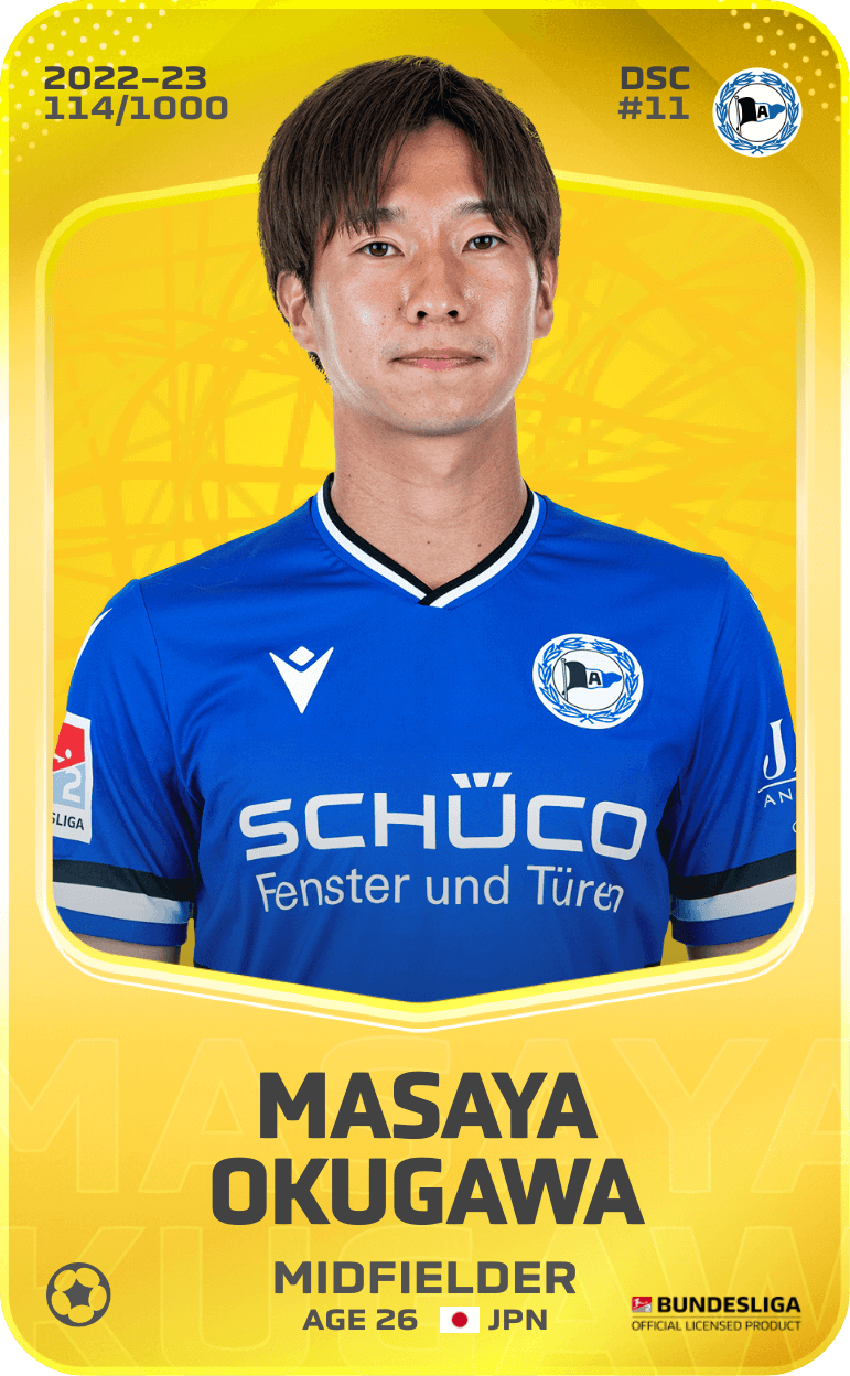 Masaya Okugawa 2022-23 • Limited 114/1000