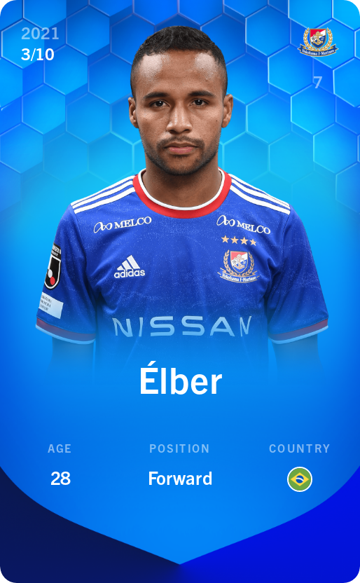 Sorare - Sorare Official - Élber 2021-22 • Super Rare 3/10 - NFT # 53777012072235128287909356465532143596743781186075104717171904246638476193831