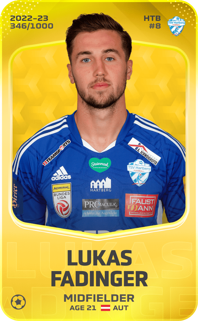 Lukas Fadinger 2022-23 • Limited 346/1000