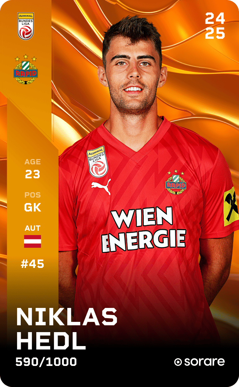 Niklas Hedl 2024-25 • Limited 590/1000