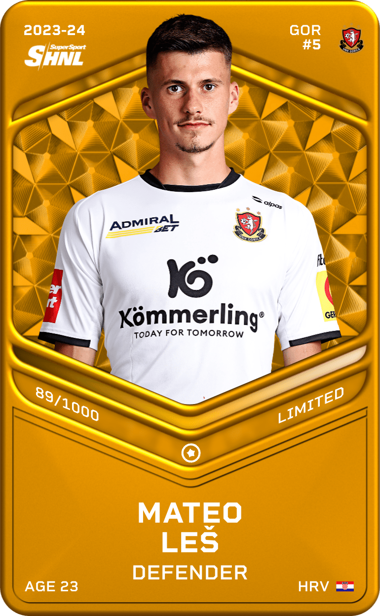 Mateo Leš 2023-24 • Limited 89/1000