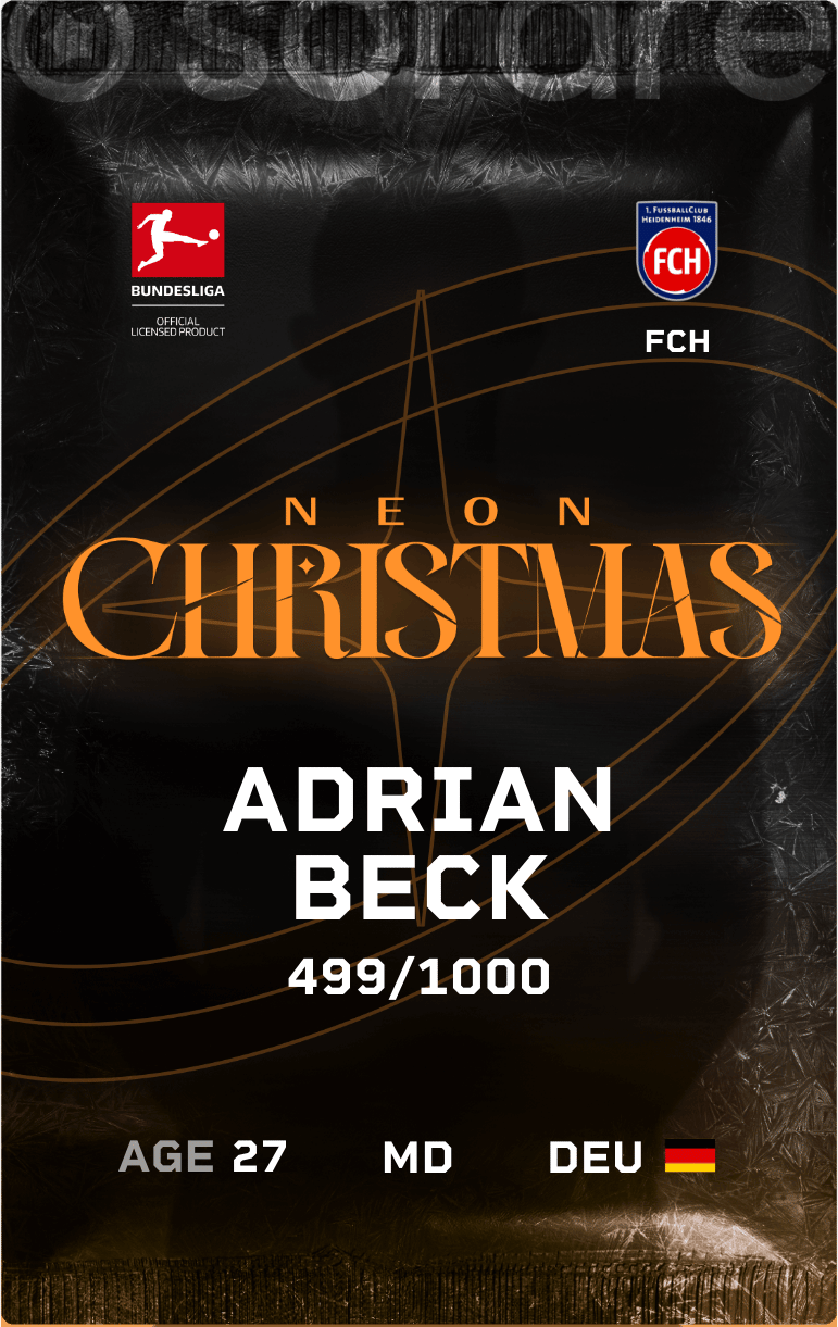Adrian Beck 2024-25 • Limited 499/1000