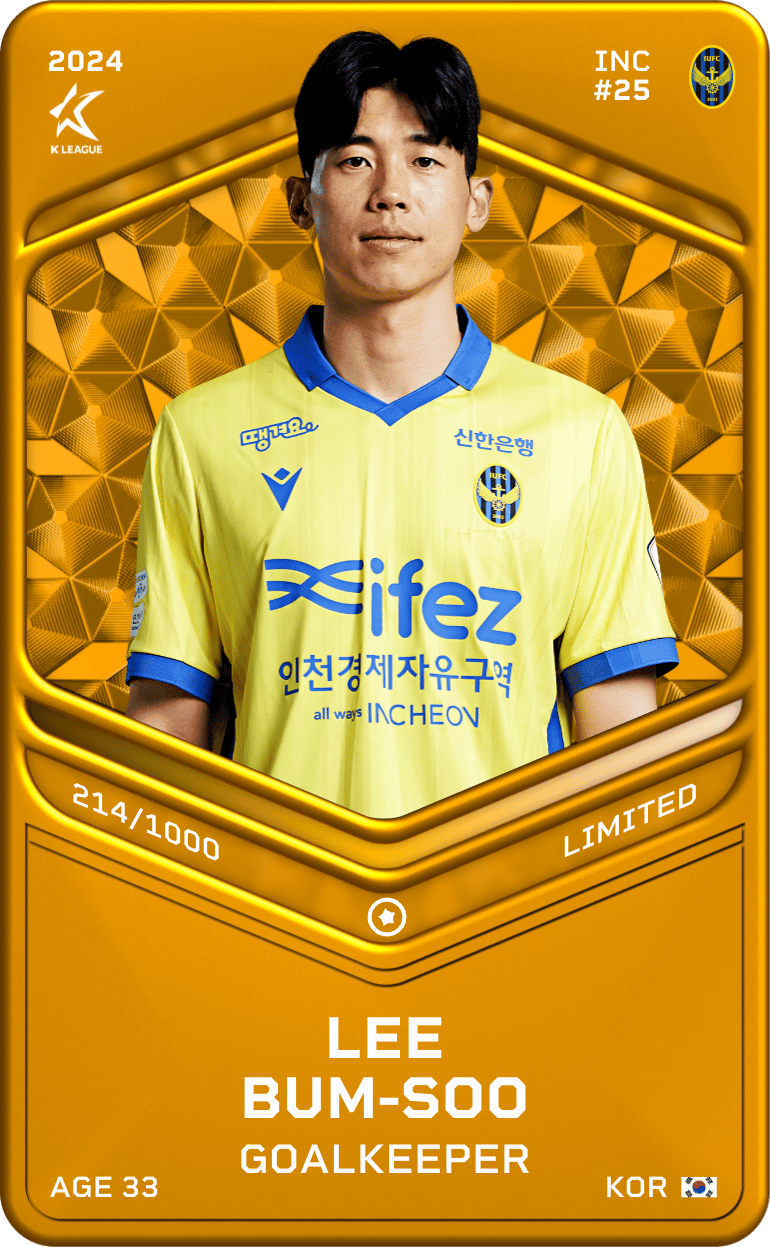 Lee Bum-Soo 2024-25 • Limited 214/1000