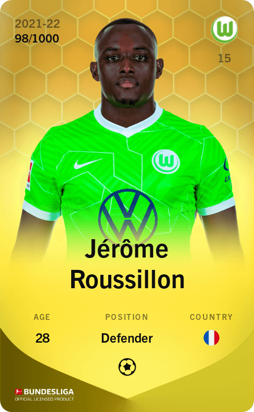 Jérôme Roussillon 2021-22 • Limited 98/1000