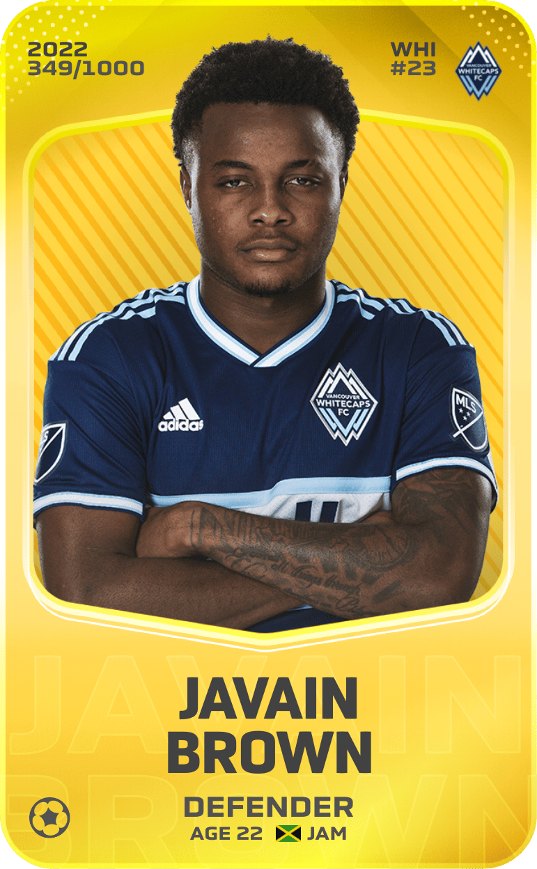 Javain Brown 2022-23 • Limited 349/1000