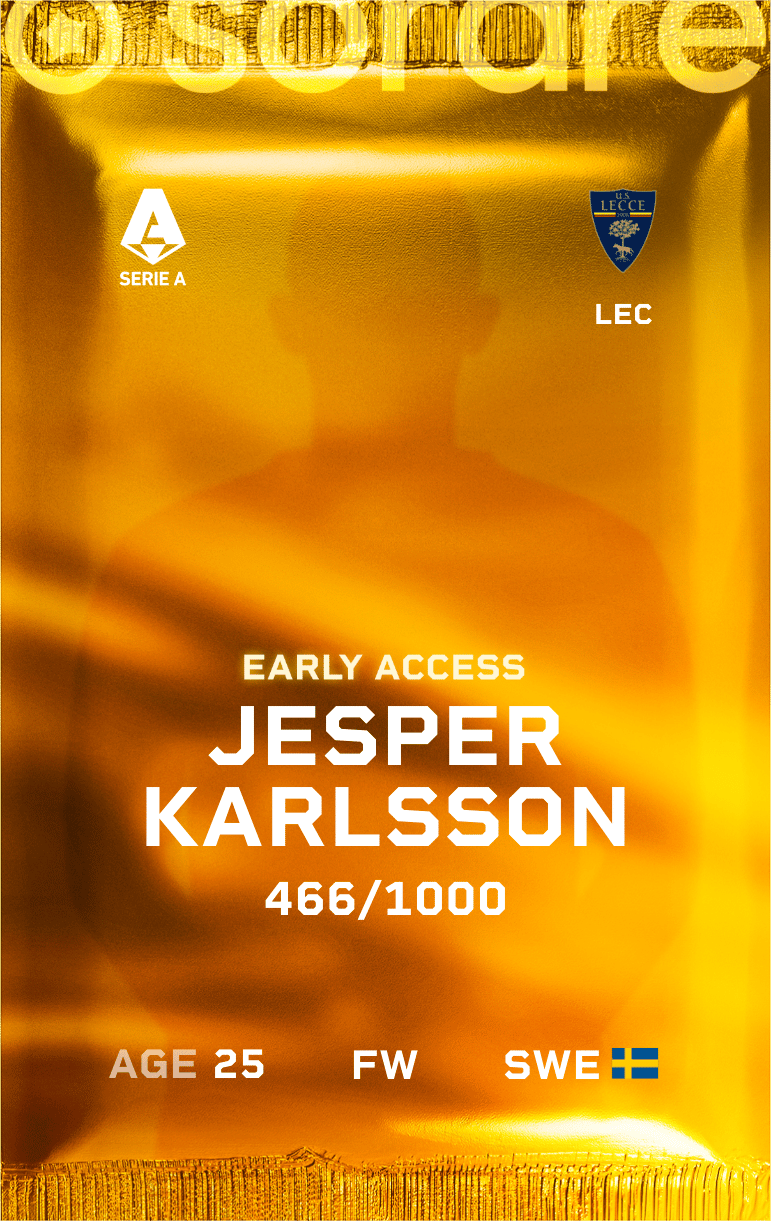 Jesper Karlsson 2024-25 • Limited 466/1000
