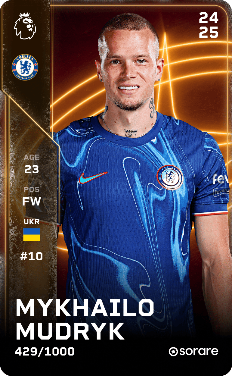 Mykhailo Mudryk 2024-25 • Limited 429/1000