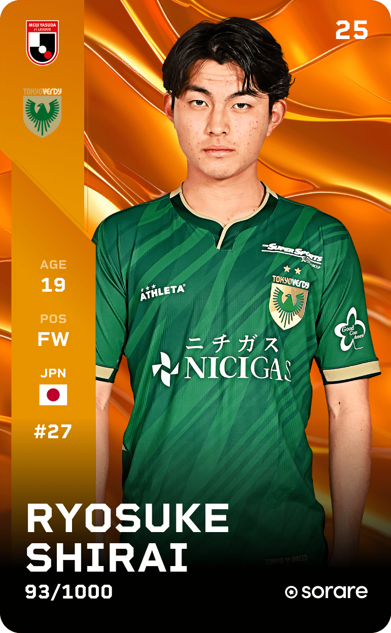 Ryosuke Shirai 2025-26 • Limited 93/1000