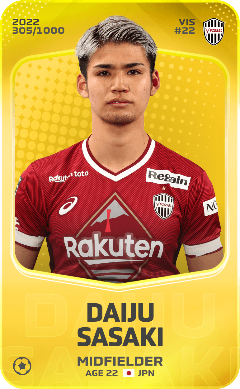 Daiju Sasaki 2022-23 • Limited 305/1000