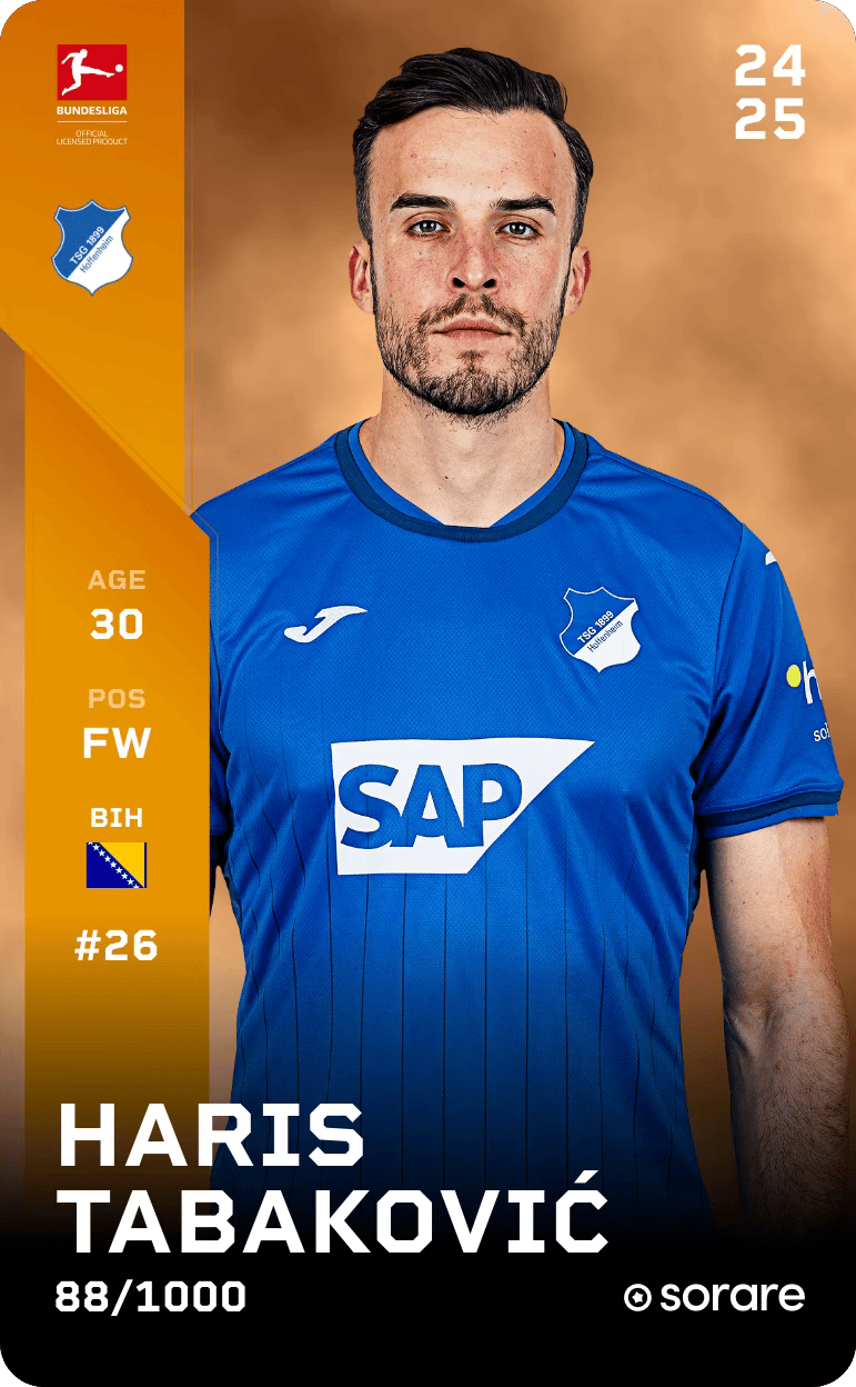 Haris Tabaković 2024-25 • Limited 88/1000