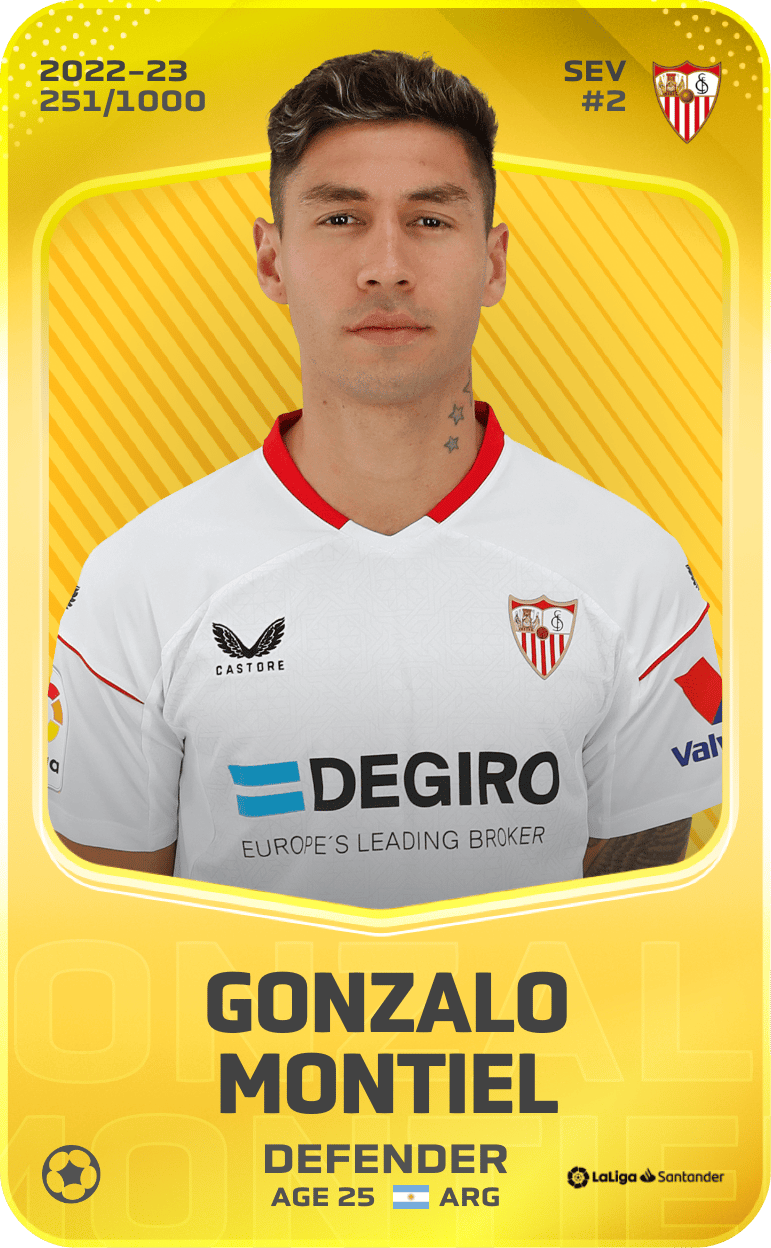 Gonzalo Montiel 2022-23 • Limited 251/1000