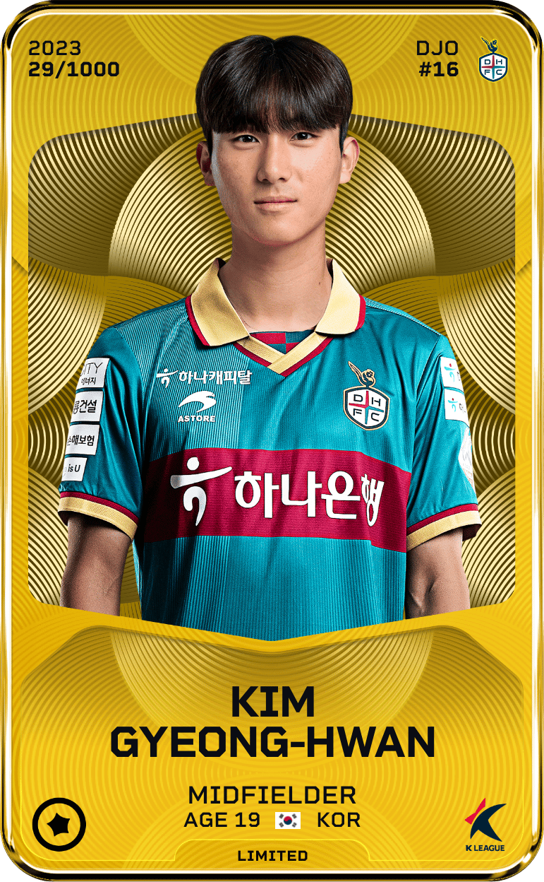 Kim Gyeong-Hwan 2023-24 • Limited 29/1000