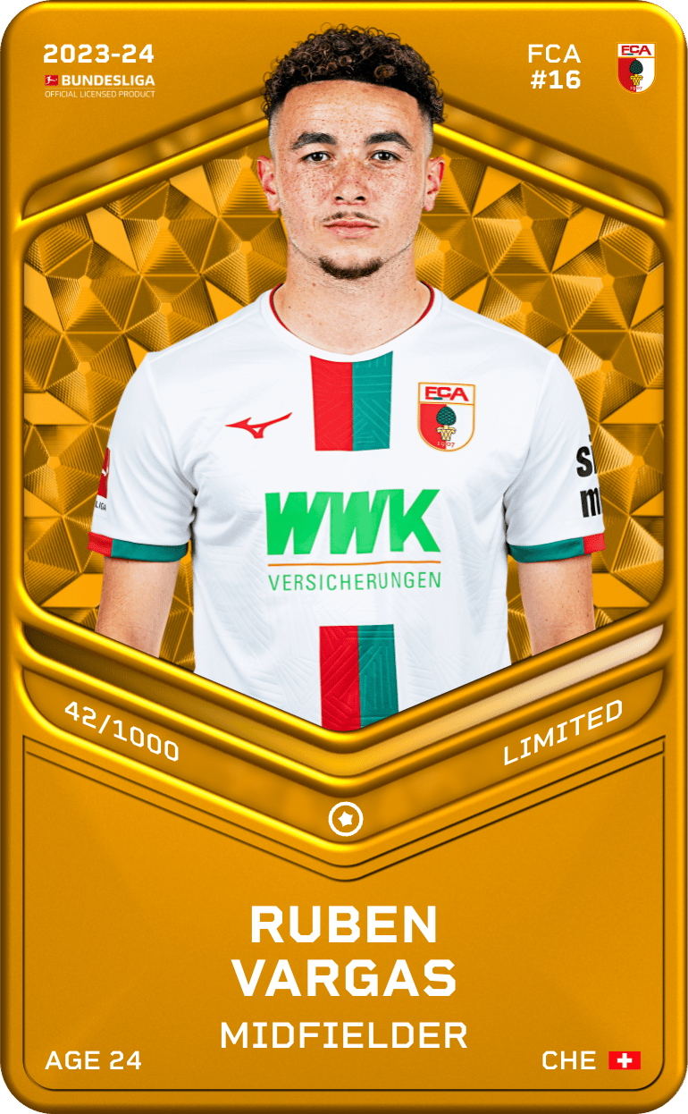 Ruben Vargas 2023-24 • Limited 42/1000