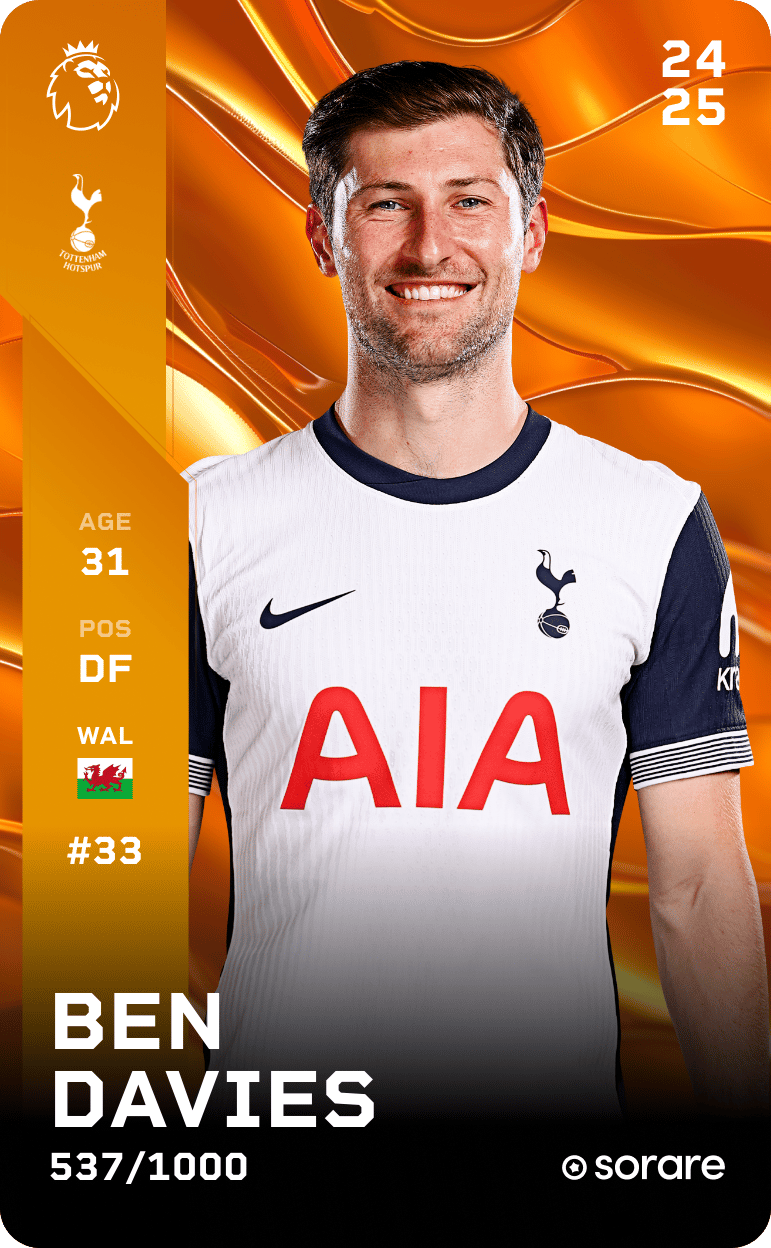 Ben Davies 2024-25 • Limited 537/1000