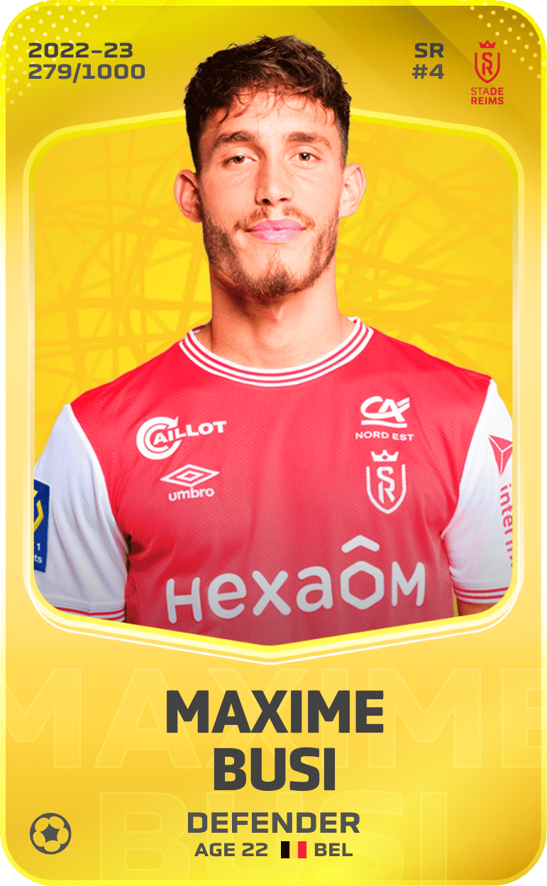 Maxime Busi 2022-23 • Limited 279/1000