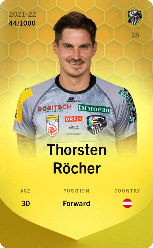 Thorsten Röcher 2021-22 • Limited 44/1000