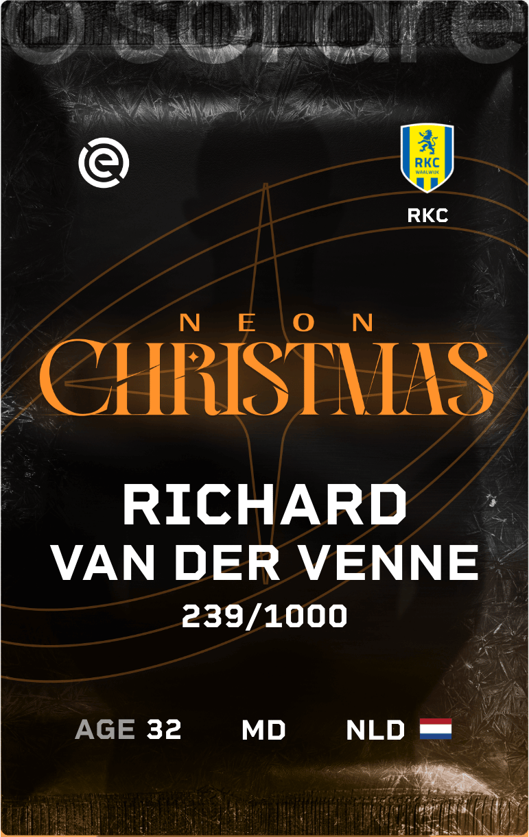 Richard van der Venne 2024-25 • Limited 239/1000
