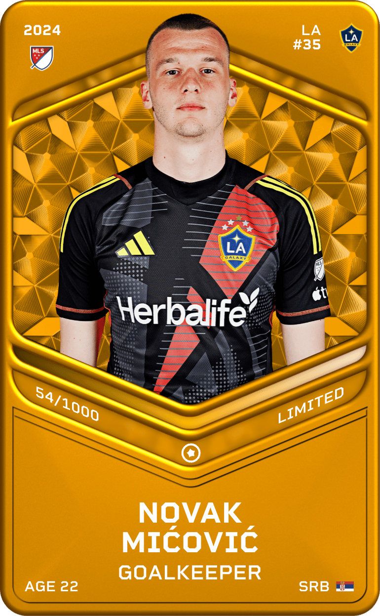 Novak Mićović 2024-25 • Limited 54/1000