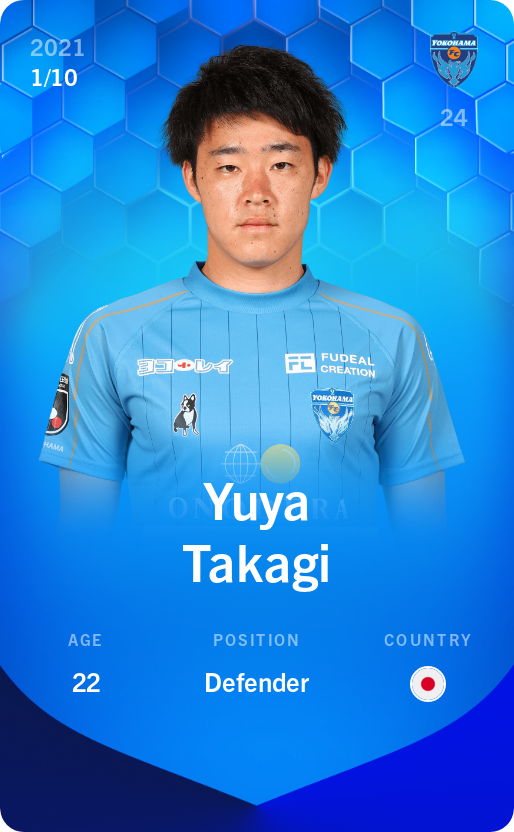 Sorare - Sorare Official - Yuya Takagi 2021-22 • Super Rare 1/10 - NFT # 111812443031986812285044687720598243768415199470807925826007673431672211707637
