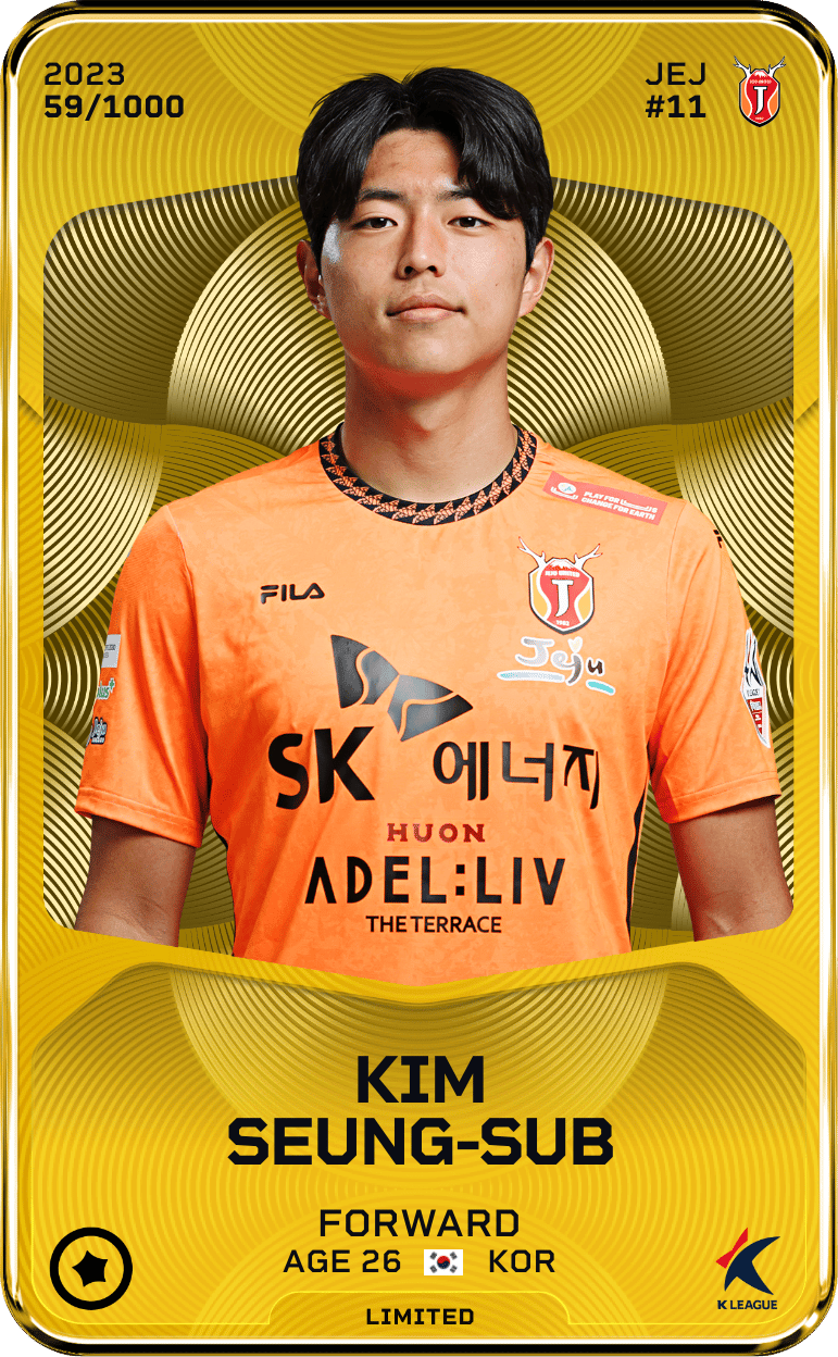 Kim Seung-Sub 2023-24 • Limited 59/1000