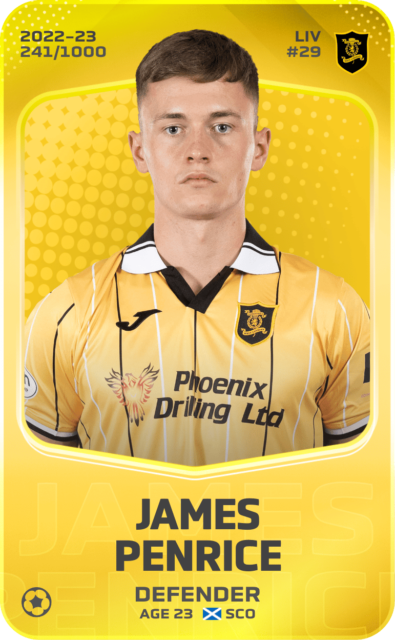 James Penrice 2022-23 • Limited 241/1000