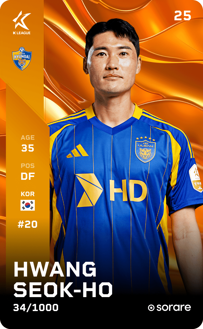 HWANG Seok Ho 2025-26 • Limited 34/1000
