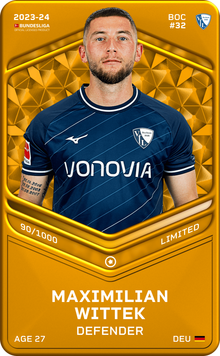 Maximilian Wittek 2023-24 • Limited 90/1000
