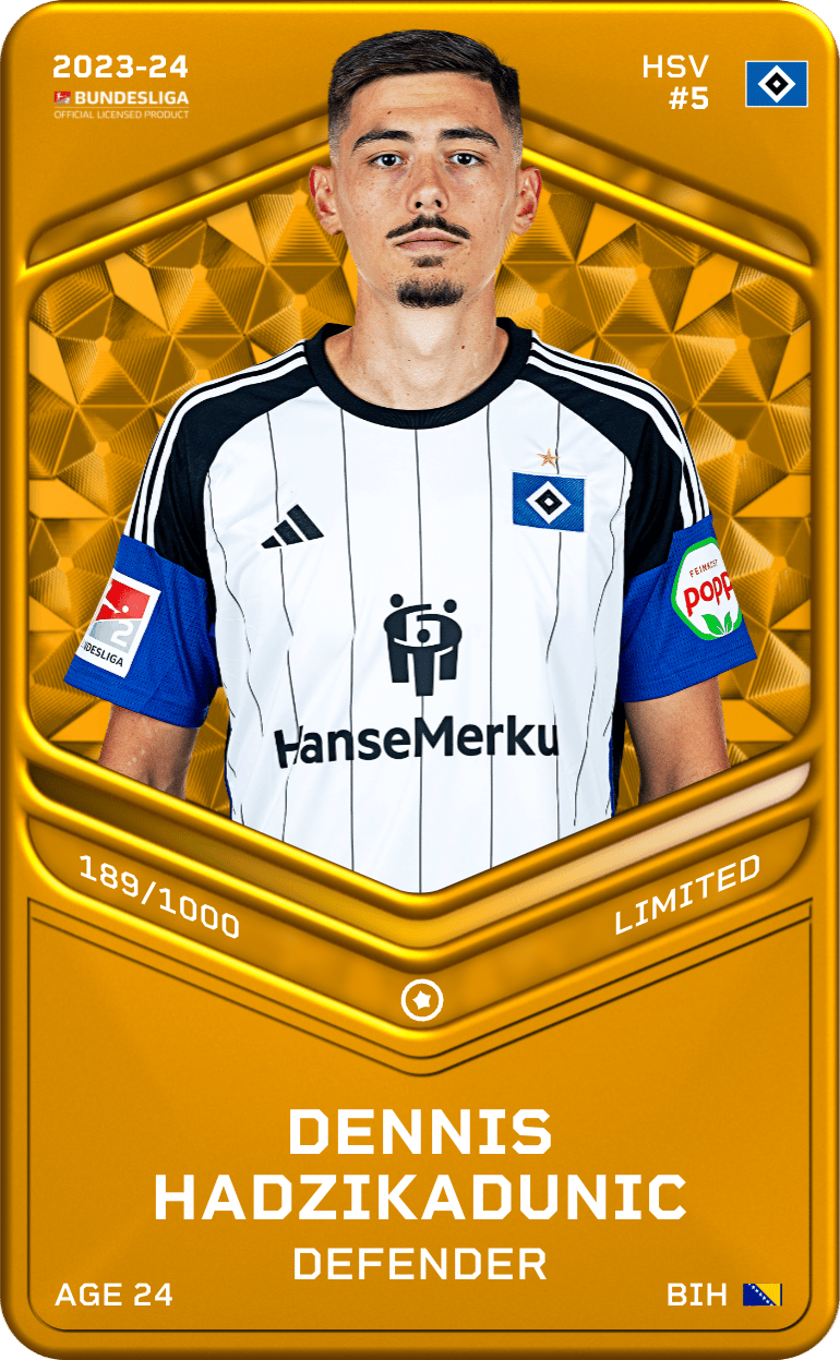 Dennis Hadzikadunic 2023-24 • Limited 189/1000