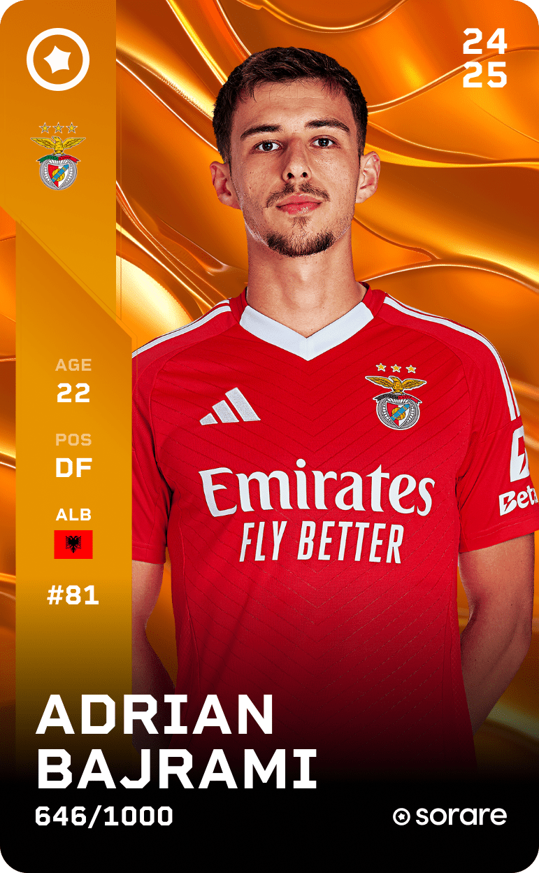 Adrian Bajrami 2024-25 • Limited 646/1000