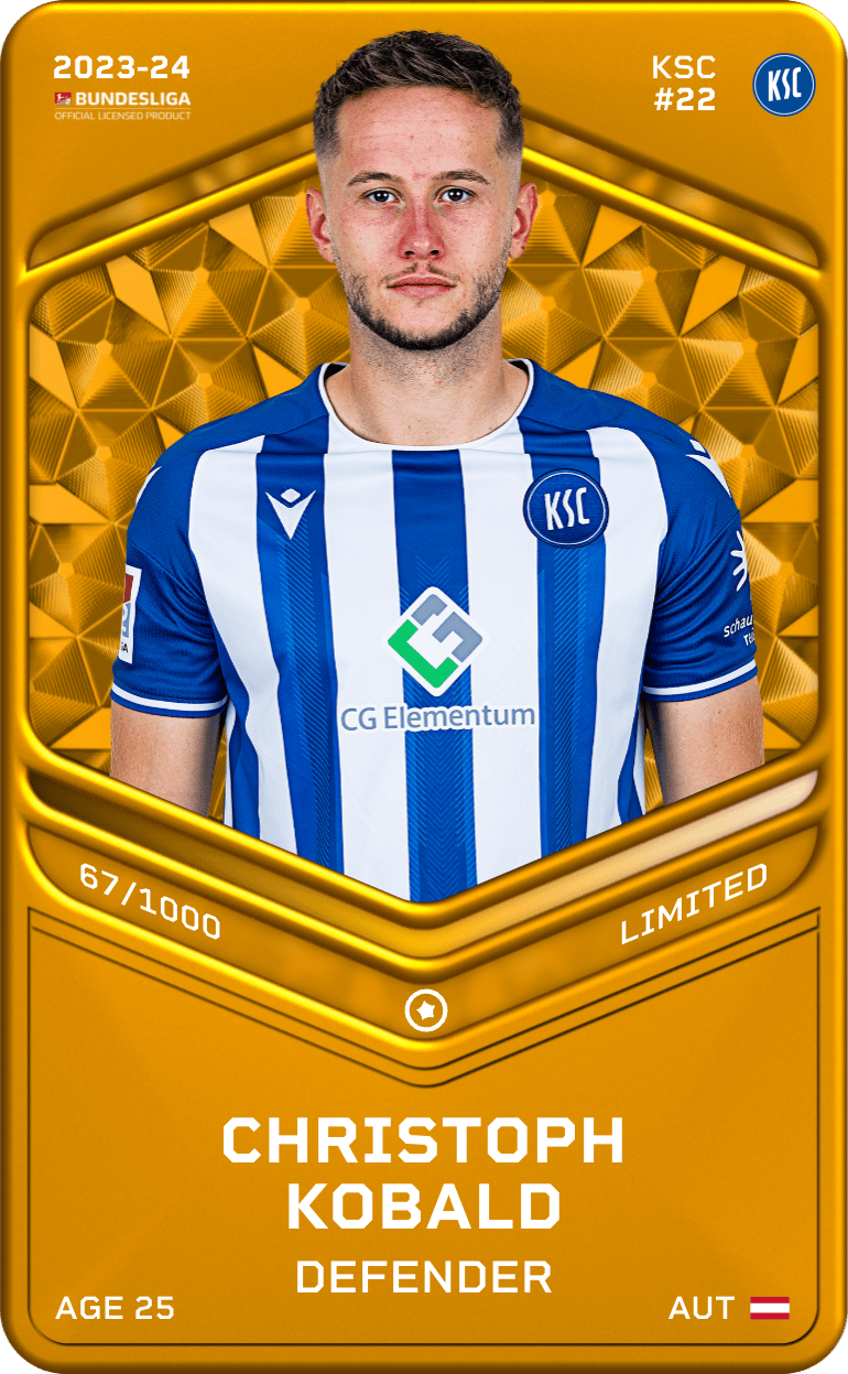 Christoph Kobald 2023-24 • Limited 67/1000