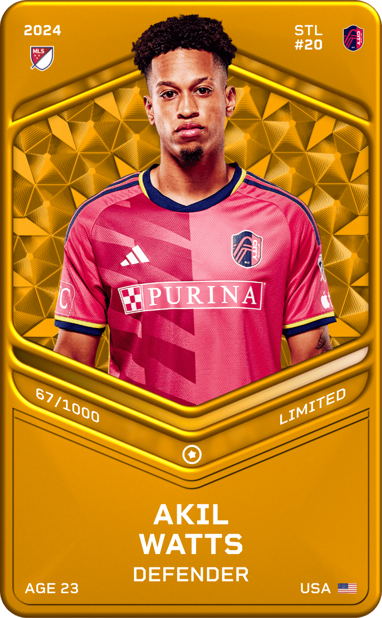 Akil Watts 2024-25 • Limited 67/1000