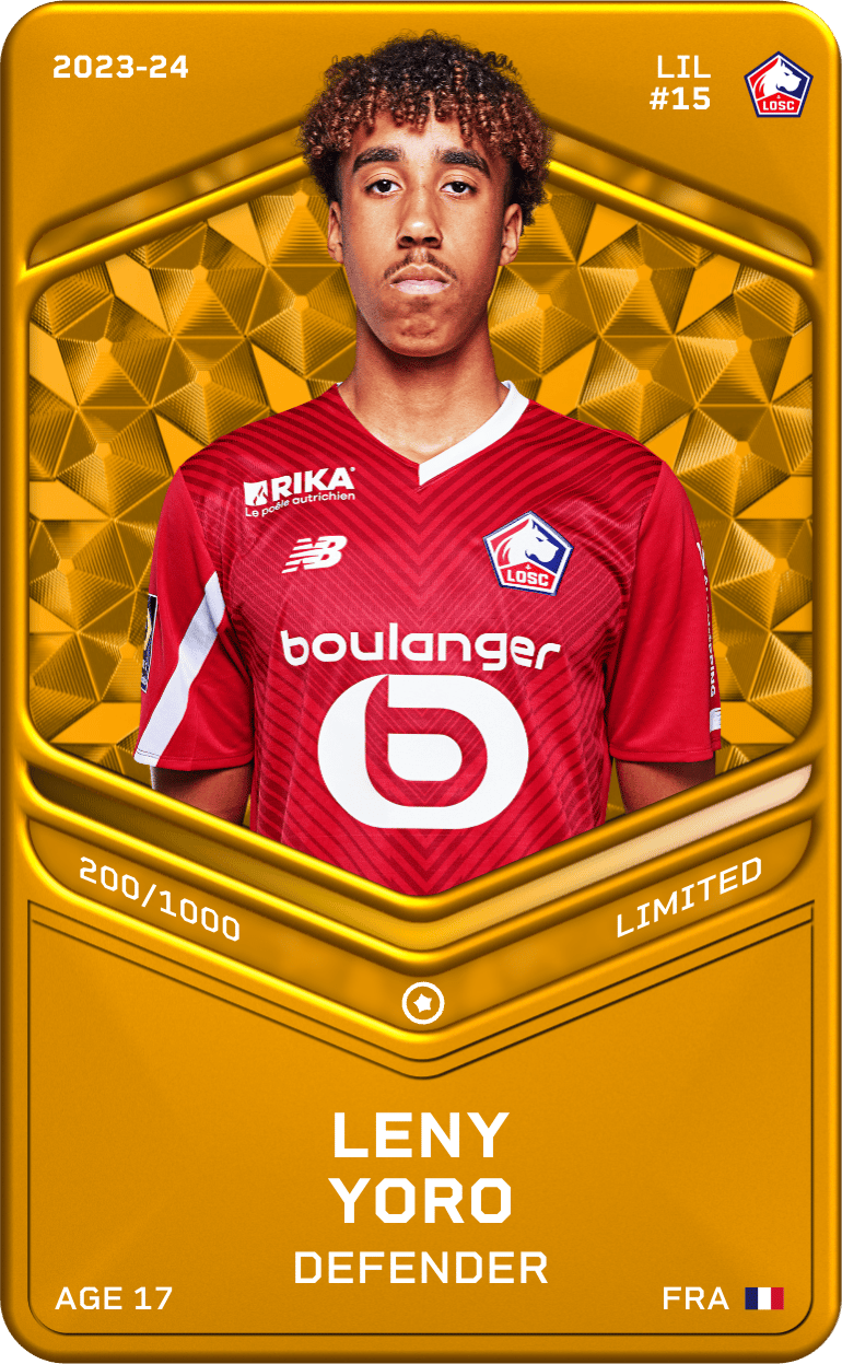 Leny Yoro 2023-24 • Limited 200/1000