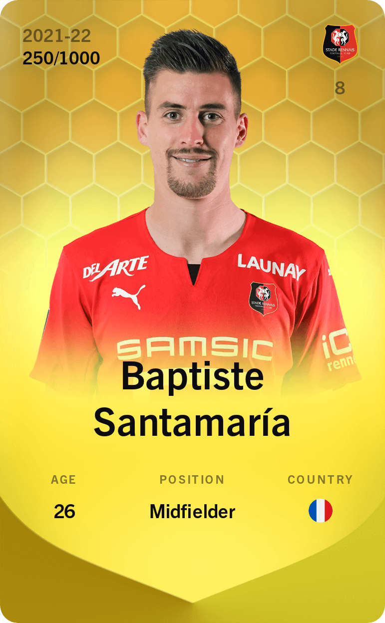 Baptiste Santamaría 2021-22 • Limited 250/1000