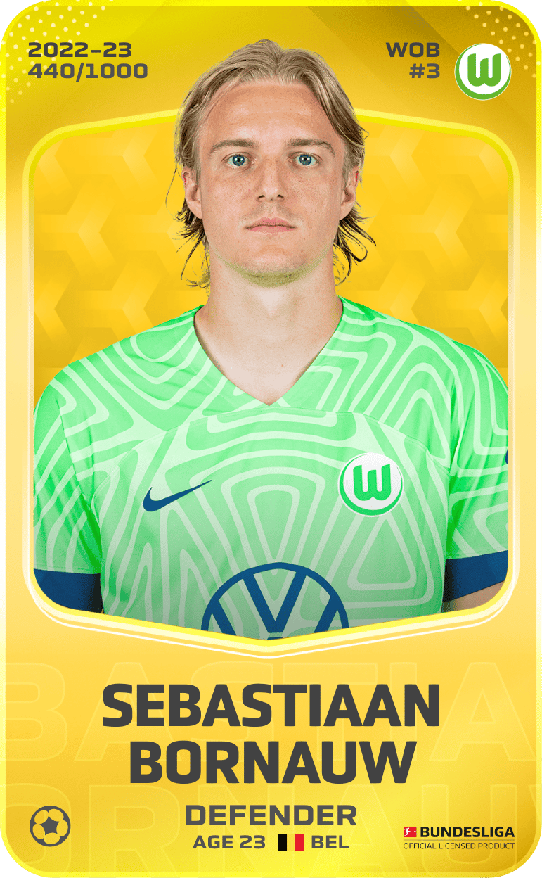 Sebastiaan Bornauw 2022-23 • Limited 440/1000
