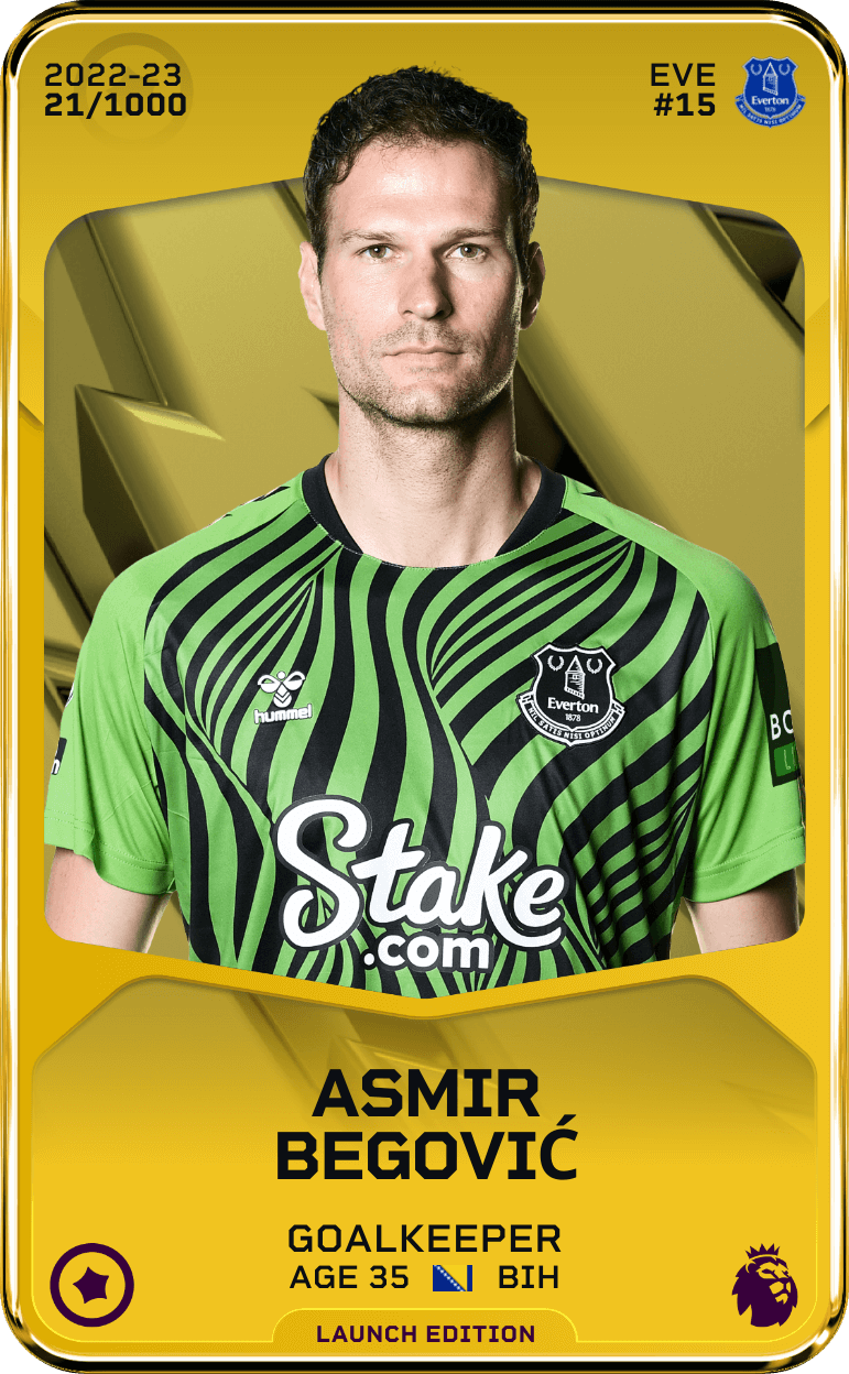 Asmir Begović 2022-23 • Limited 21/1000