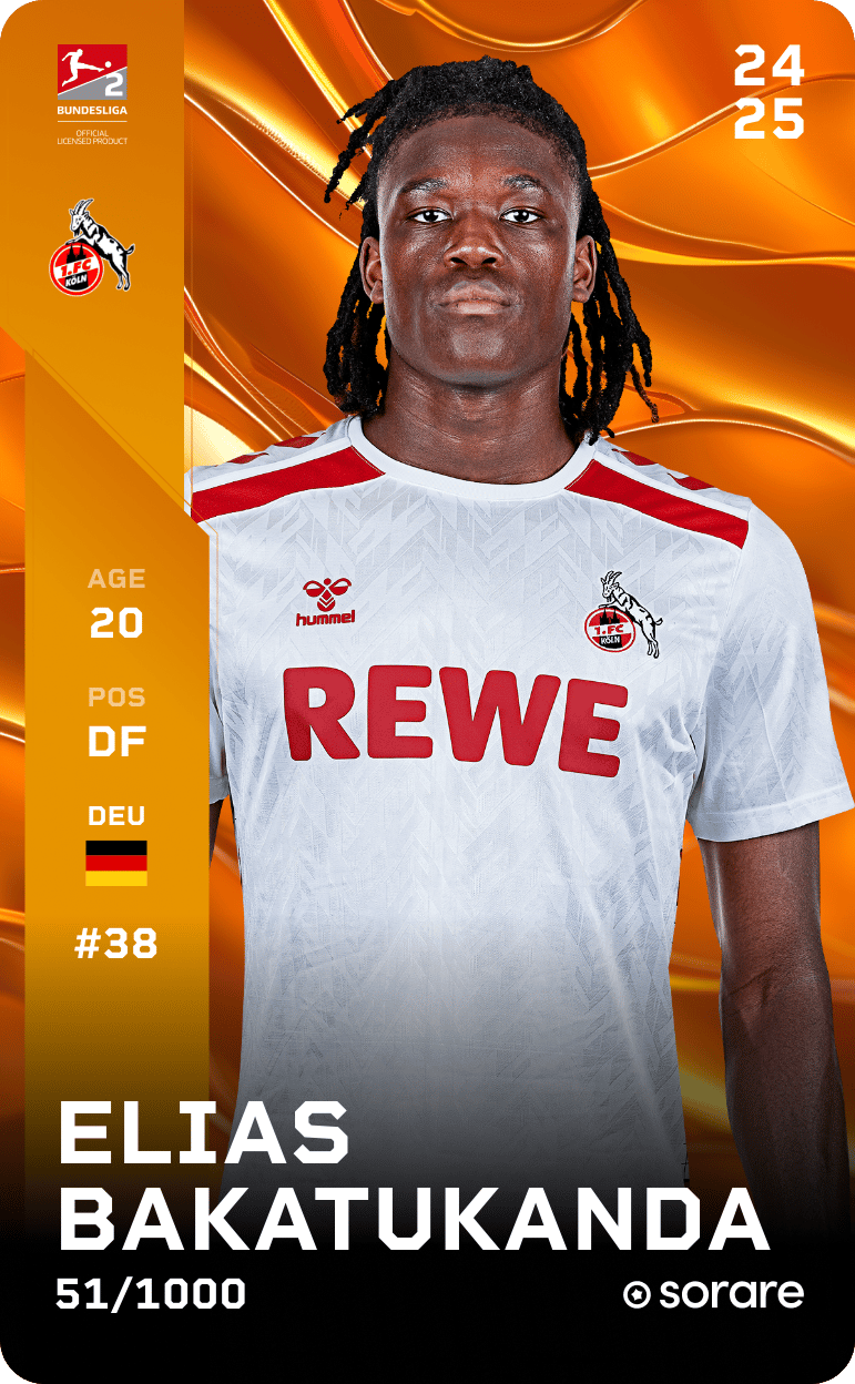 Elias Bakatukanda 2024-25 • Limited 51/1000