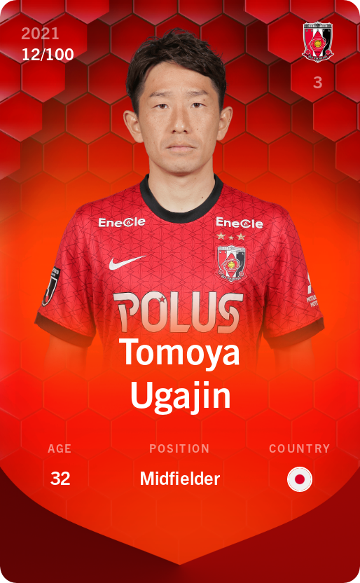 Sorare - Sorare Official - Tomoya Ugajin 2021-22 • Rare 12/100 - NFT # 20599934418840140678561848352434883421820885961278125728764146453884011680081
