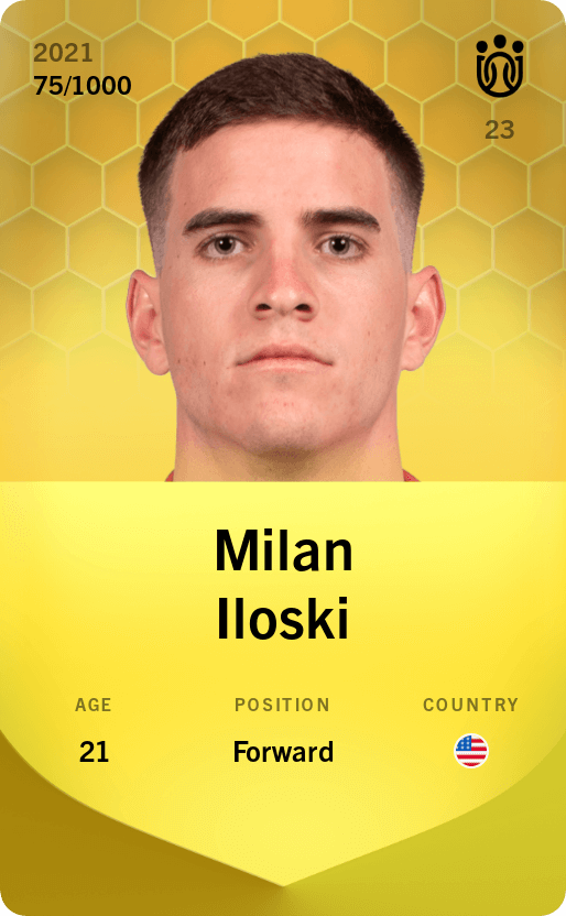 Milan Iloski 2021-22 • Limited 75/1000