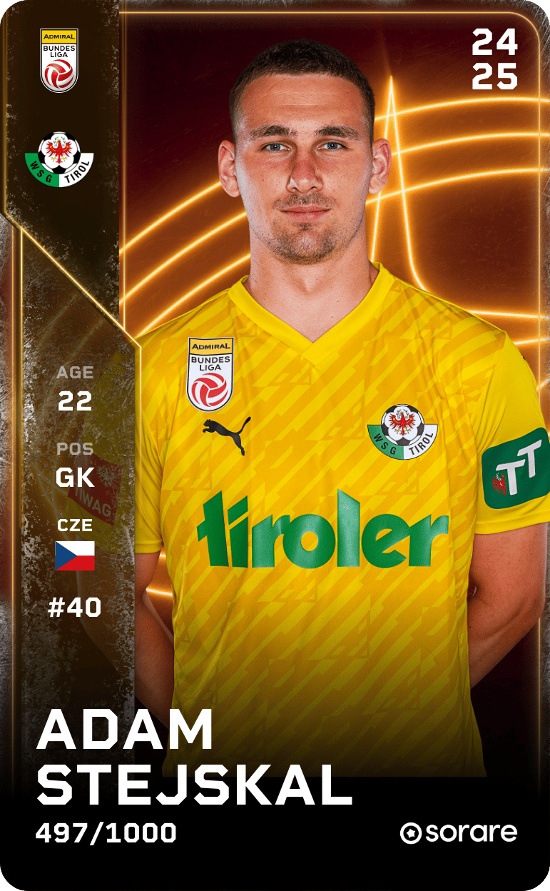 Adam Stejskal 2024-25 • Limited 497/1000