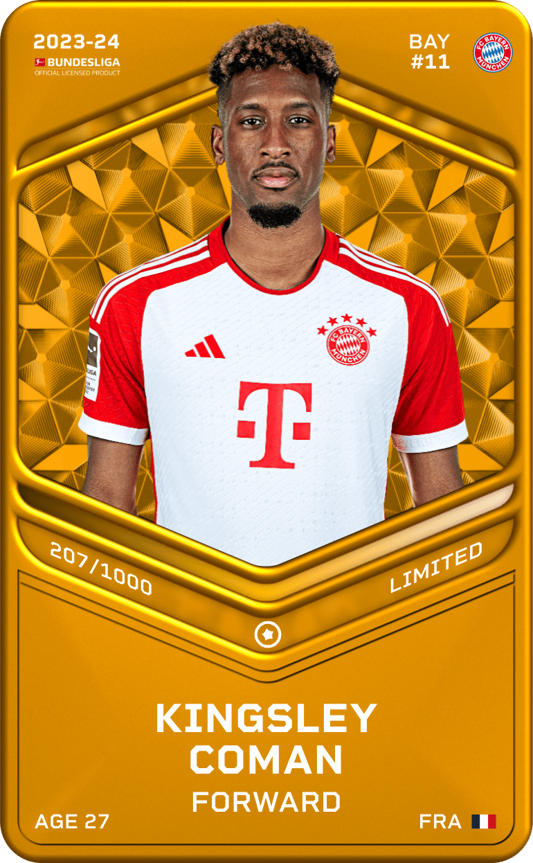 Kingsley Coman 2023-24 • Limited 207/1000