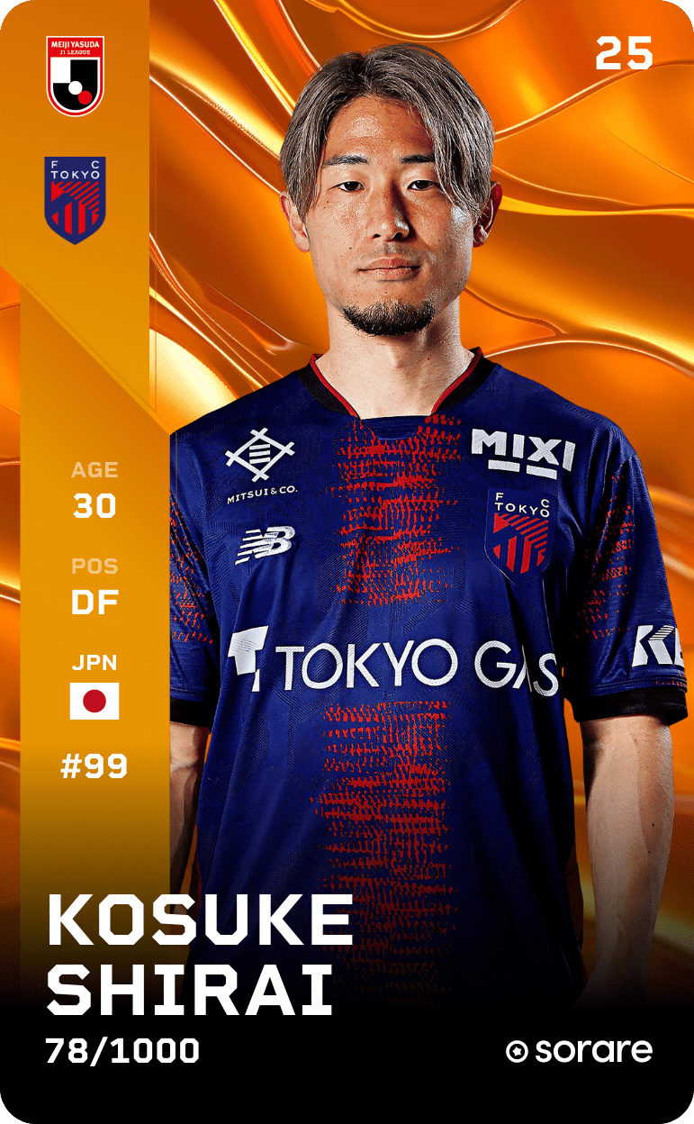 Kosuke Shirai 2025-26 • Limited 78/1000
