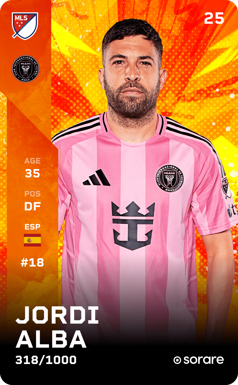 Jordi Alba 2025-26 • Limited 318/1000